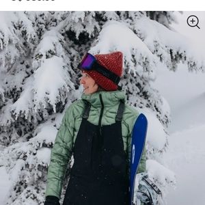Women's Burton AK 2L black bibs - Medium